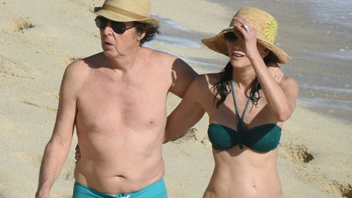 Paul McCartney s manželkou Nancy Shevell.