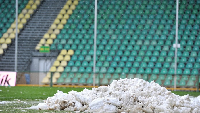 Zápas Žilina - Trenčín odložili pre nespôsobilý terén.