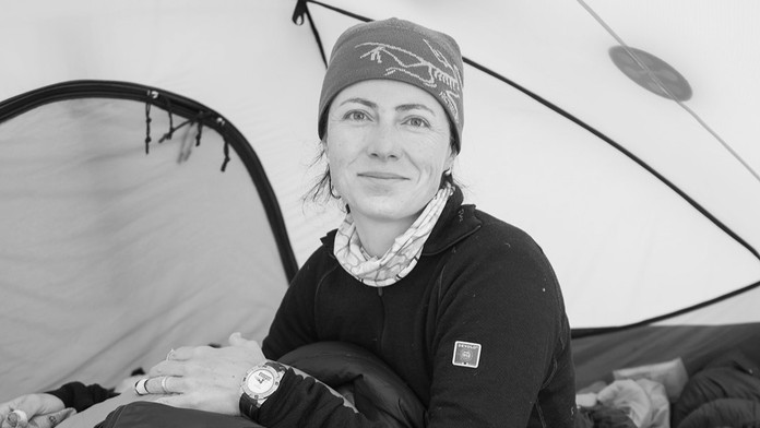 Česká horolezkyňa Klára Kolouchová