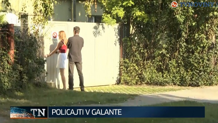 Policajti v Galante.