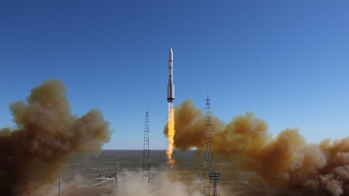 Štart ruskej rakety do vesmíru