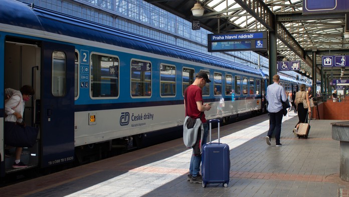 Stanica v Prahe. Ilustračná snímka. 