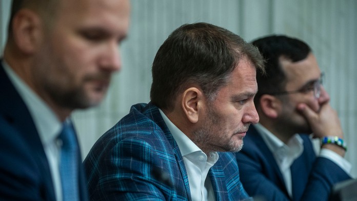 Na snímke líder hnutia Slovensko Igor Matovič 