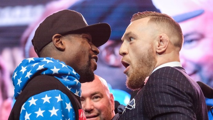 Floyd Mayweather a Connor McGregor.