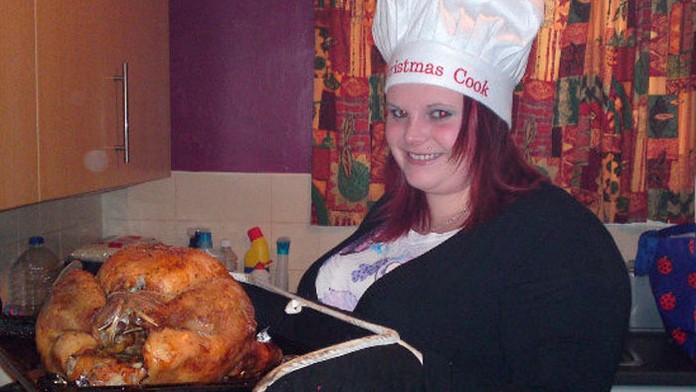 Hayley Blackler na fotografii s moriakom.