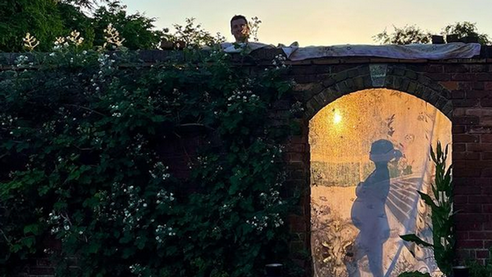 Jediná fotka, ktorú zverejnili počas tehotenstva.