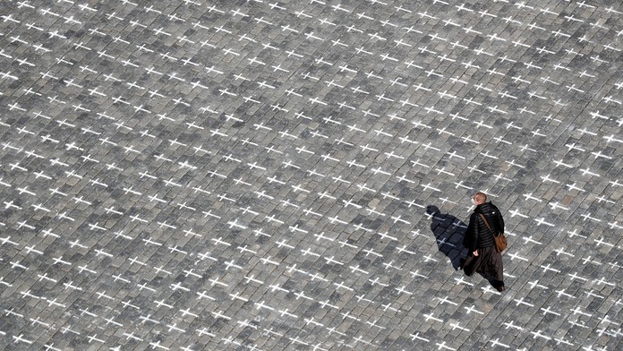Spomienka na obete covidu v Prahe