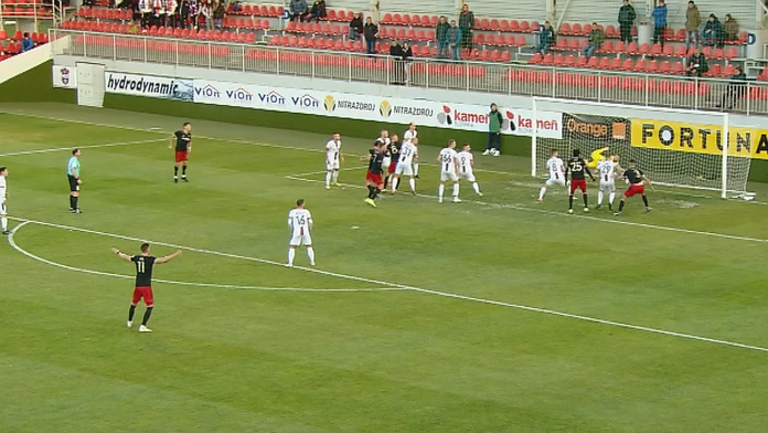 Momentka zo zápasu.