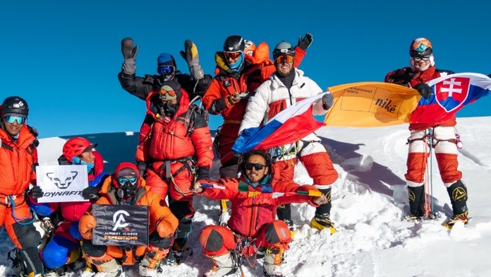 Expedícia s Lenkou Poláčkovou na vrchole K2