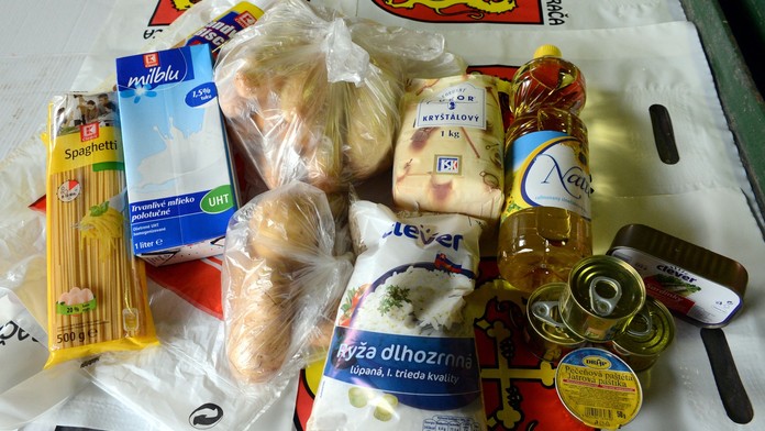 Potravinový balíček (ilustračná snímka)