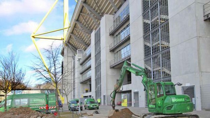 Rekonštrukčné práce v areáli štadióna Borussie Dortmund