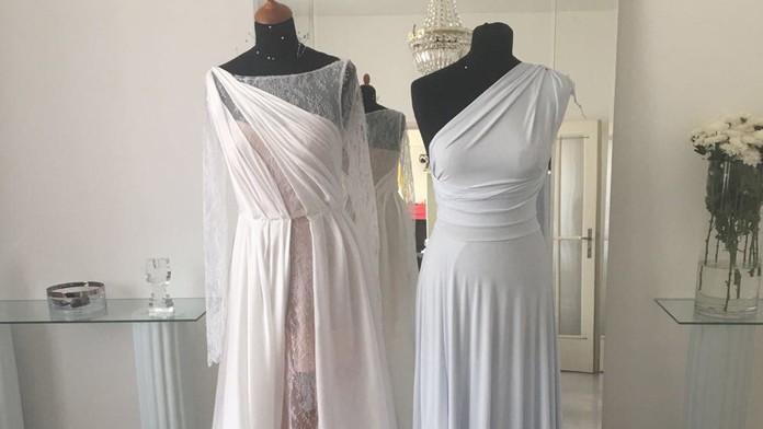 Adeline svadobné a popolnočné šaty.