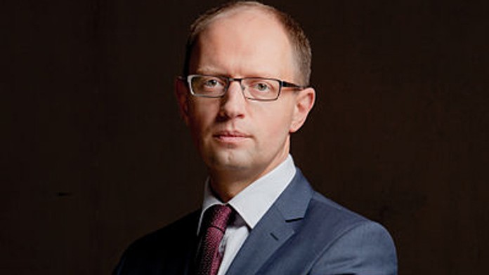 Nový ukrajinský premiér Arsenij Jaceňuk 
