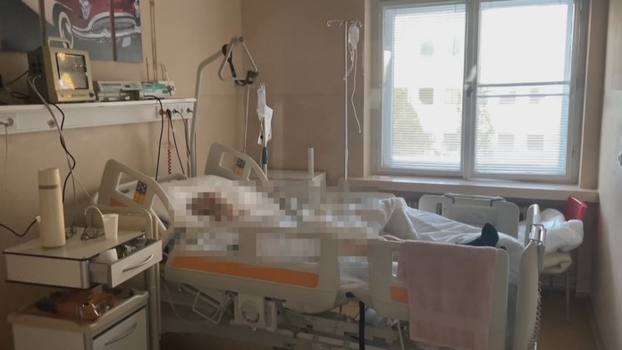 Covidové oddelenie v lučeneckej nemocnici.