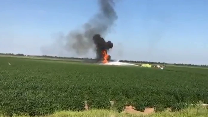 Zrútilo sa dopravné lietadlo amerického námorníctva typu KC-130 Hercules.