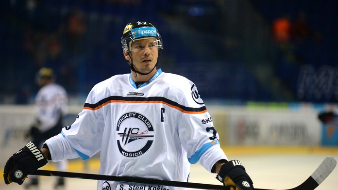 Kapitán Košíc Ladislav Nagy v dueli proti HK Poprad.