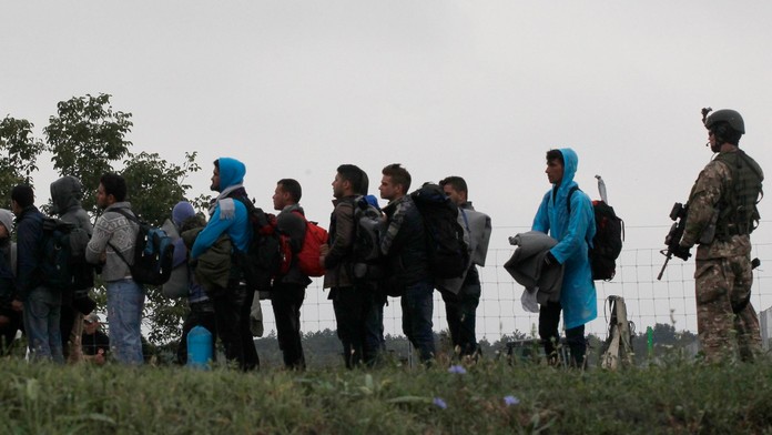 Migranti v Chorvátsku.