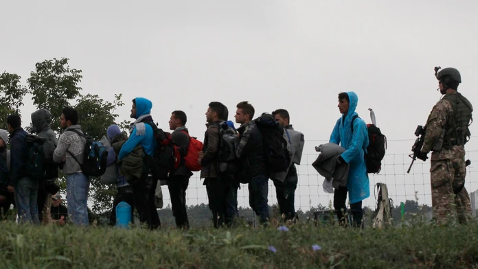 Migranti v Chorvátsku.