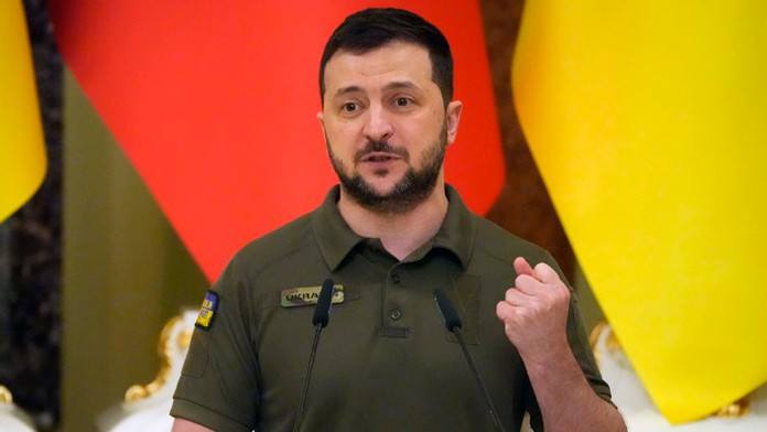 Ukrajinský prezident Volodymyr Zelenskyj.