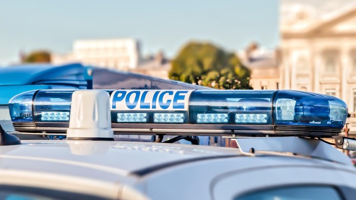 Francúzske policajné auto - ilustračná snímka