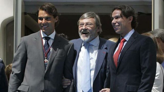 Nadal a jeho dvojník José Manuel Ramiro