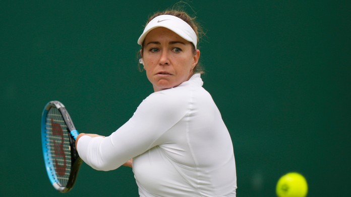 Slovenská tenistka Kristína Kučová vo Wimbledone.