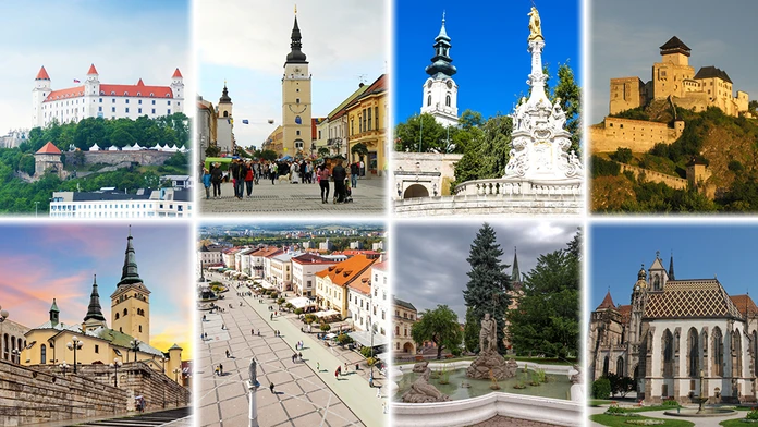 Pohľad na dominanty krajských miest