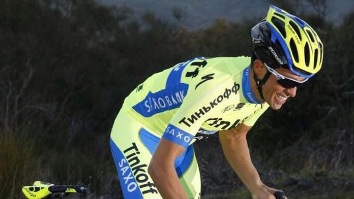 Španielsky cyklista Alberto Contador.
