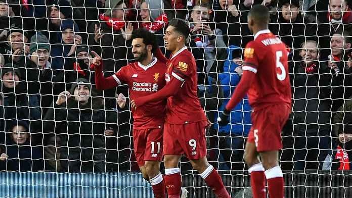 Salah (Liverpool) sa proti Watfordu presadil štyrikrát.