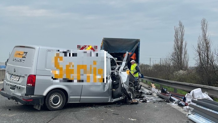 Hromadná nehoda na D1.