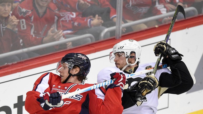Sidney Crosby a Nicklas Backstrom.