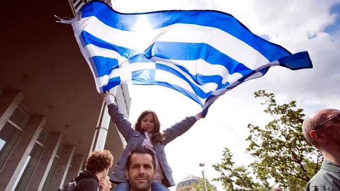 Gréci demonštrovali.