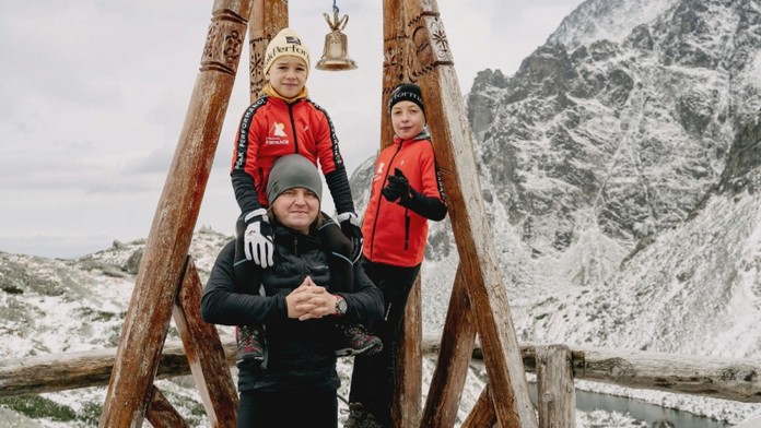 Ján Tribula s Vladkom Suchaničom a jeho bratom