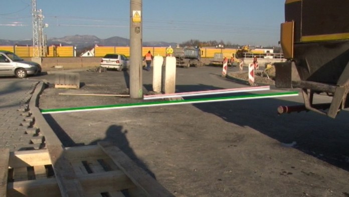 Stĺp na ceste pri Ilave