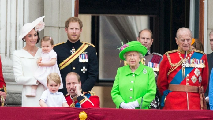 Britská kráľovská rodina. 