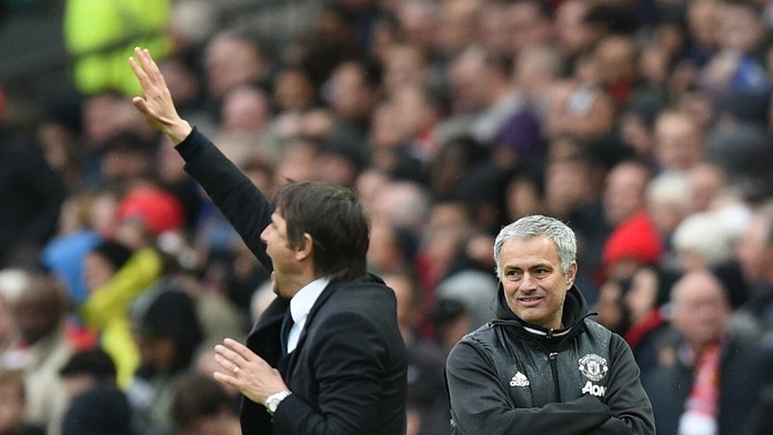Antonio Conte a José Mourinho.