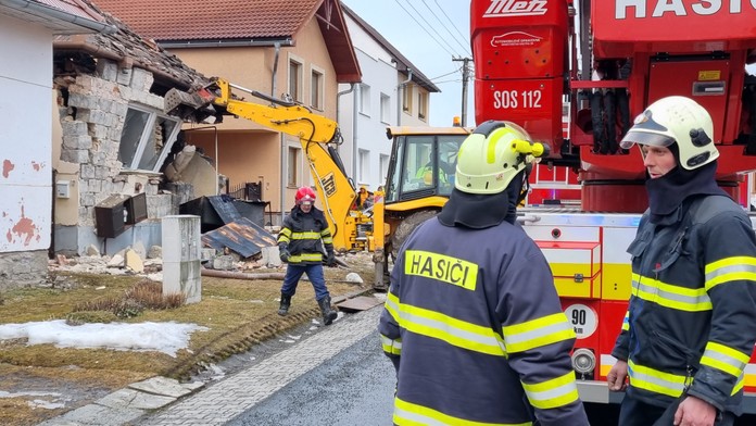 Výbuch domu v Spišskej Teplici.