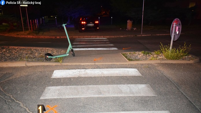 Nehoda na kolobežke