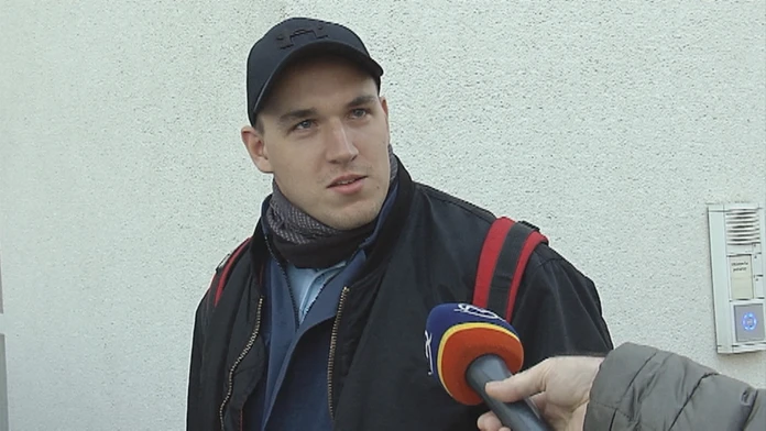 Jeden z hasičov.
