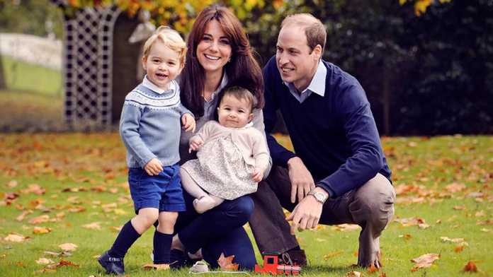 Princ William, jeho manželka Kate a ich deti princ George a princezná Charlotte.