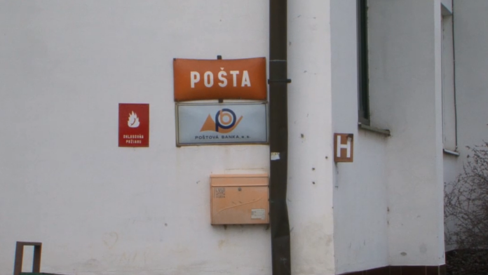 Pošta v obci Koš