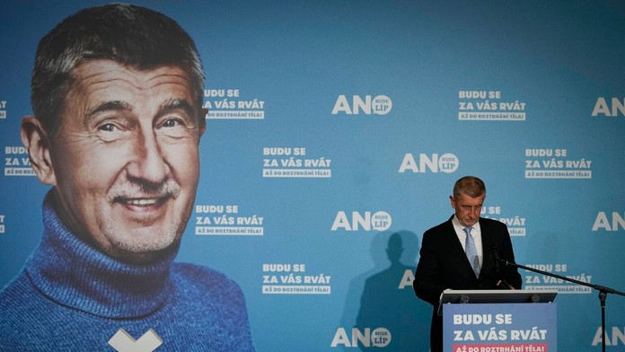 Andrej Babiš po voľbách.
