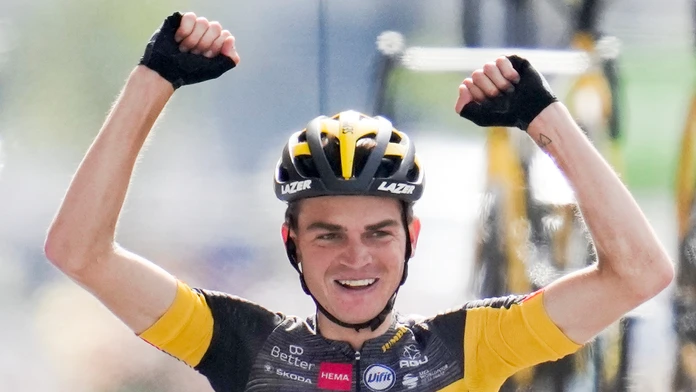 Americký cyklista Sepp Kuss.