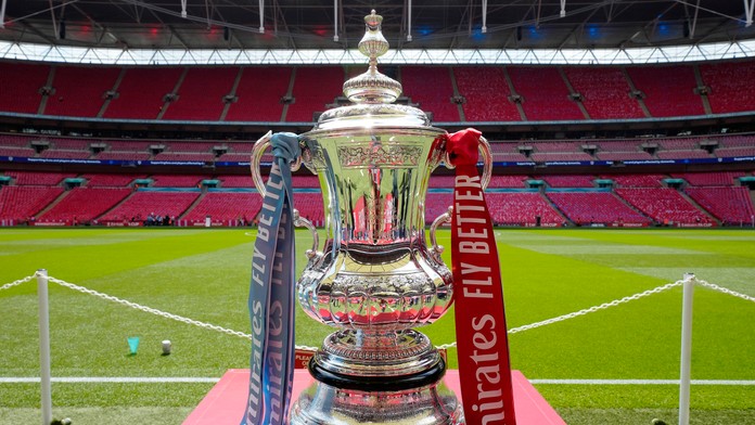 Na archívnej snímke z 3. júna 2023 Pohár  Anglickej futbalovej asociácie (FA).