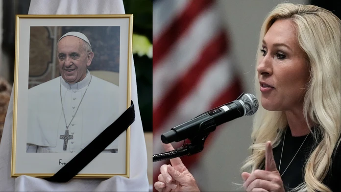 „Zlo bolo porazené,“ napísala Trumpova obľúbená kongresmanka po smrti pápeža Františka