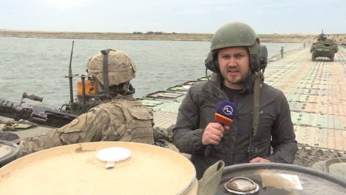 Vojenské  cvičenie v Rumunsku.