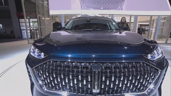 Autosalón v Mníchove.