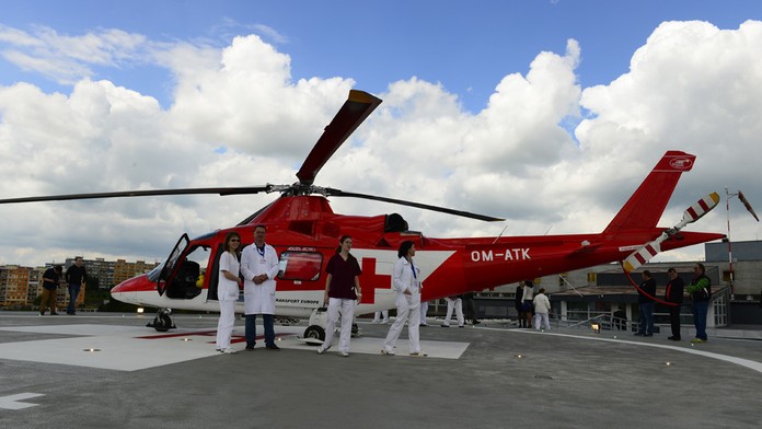 Leteckí záchranári v Košiciach