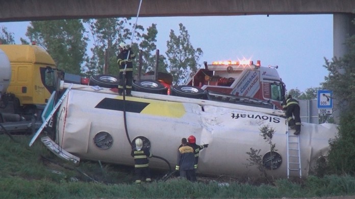 Havarovaná cisterna