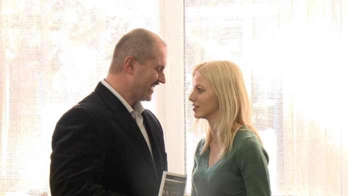 Marian Kotleba a jeho manželka.